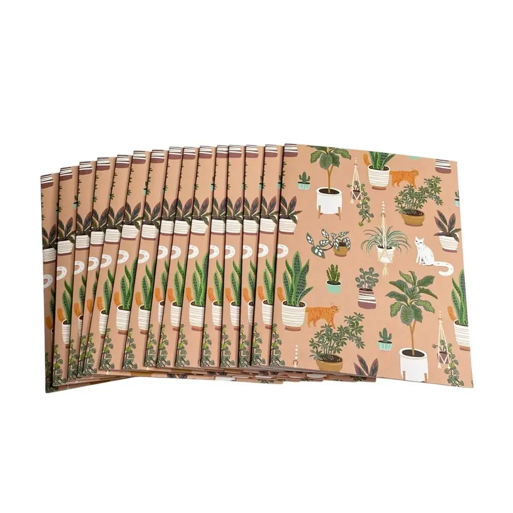 American Greetings Cats & Houseplants Stationery Note Cards Set Magnetic Box